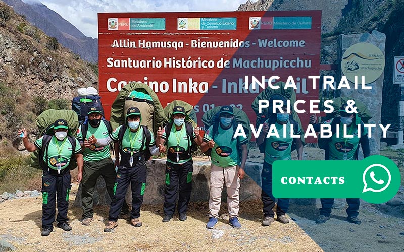 inca trail prices availability