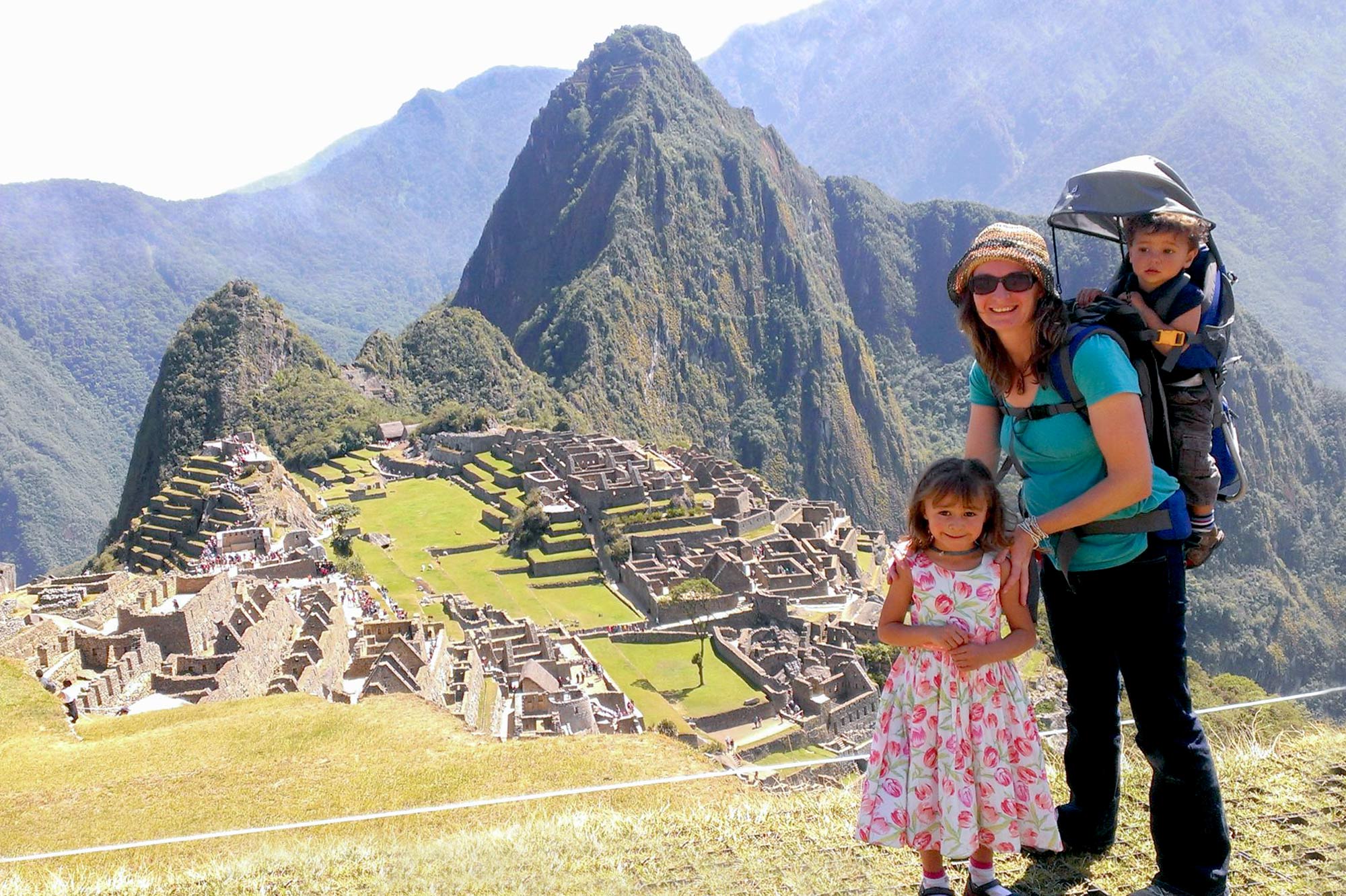 Viajando a machu picchu con ninos