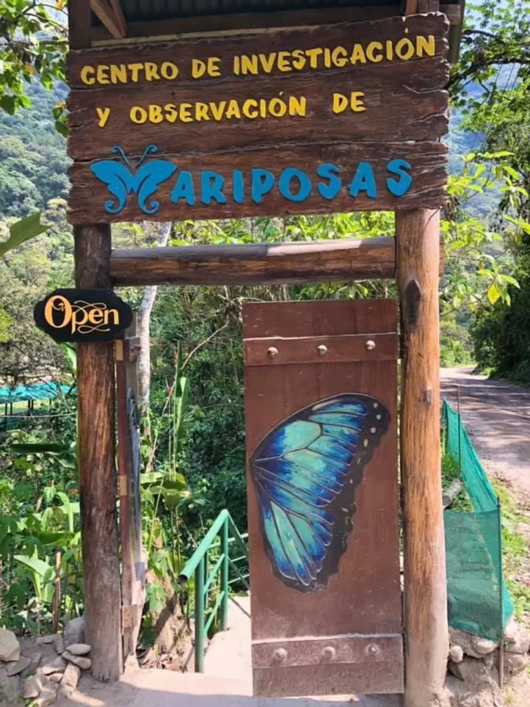 borboletário de machu picchu