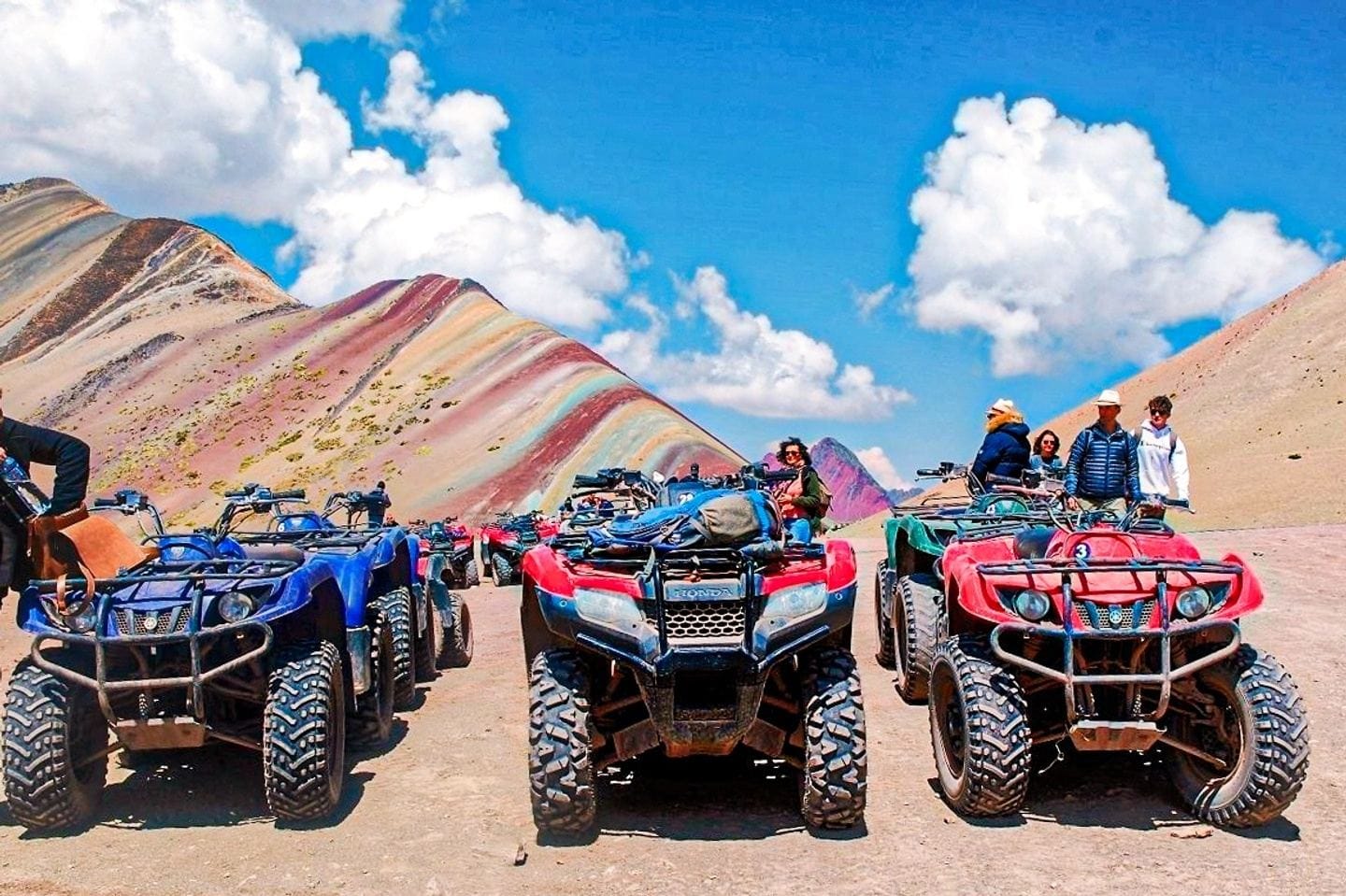 atv tour to rainbow mountain