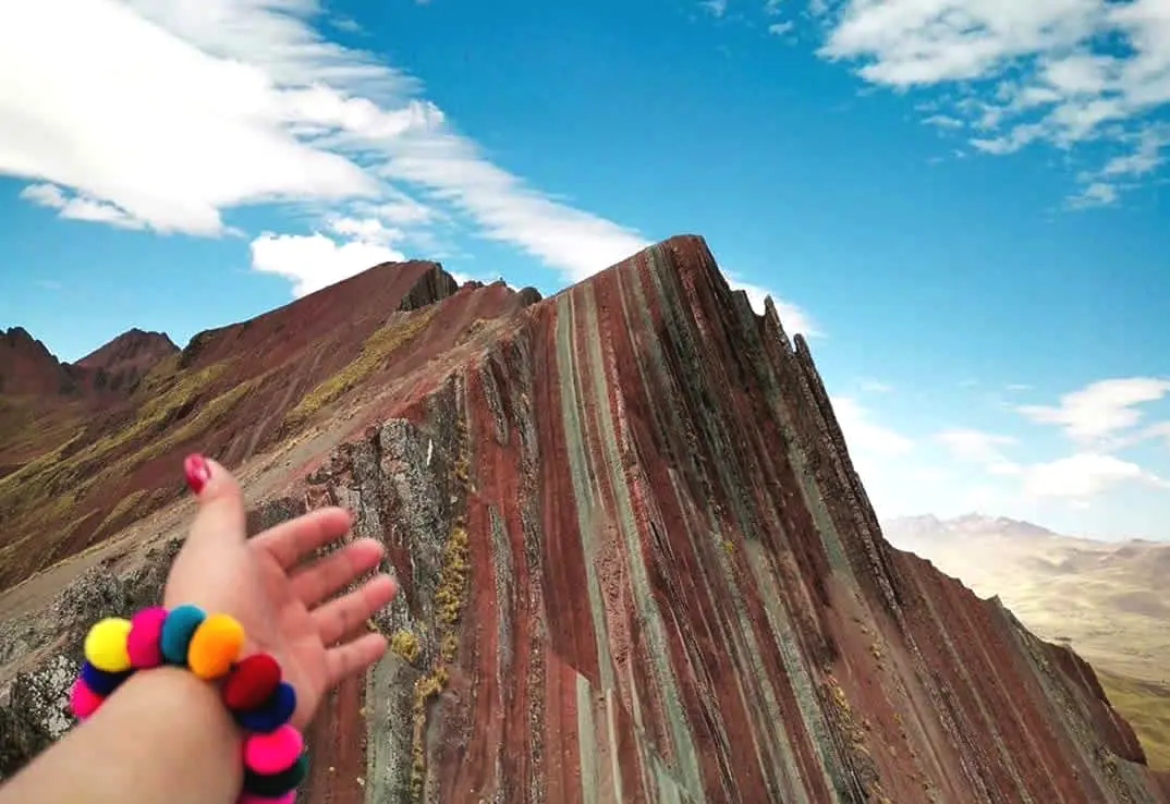 Rainbow mountain in Cusco