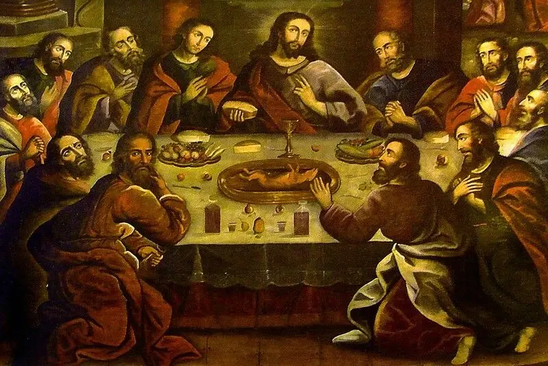 Catedral del Cusco: precios, horarios y qué ver en 2026 - La pintura de la Ultima Cena y el cuy andino La pintura de la Última Cena y el cuy andino.