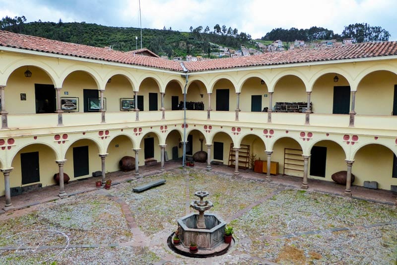 Inca Museum courtyard