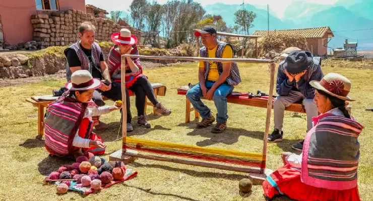 Tejido tradicional en el Valle Sagrado