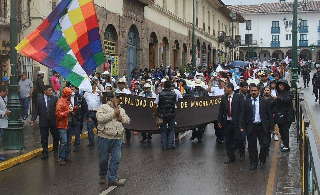 Marchas pequeñas en Cusco