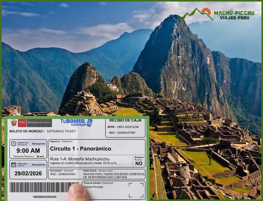 Machu Picchu in high season: how to plan your visit without stress - Boleto ingreso Machu Picchu Machu Picchu ticket