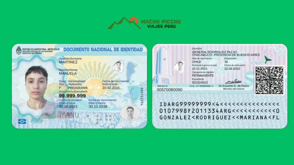 Guía para viajar a Perú desde Argentina: Vuelos, documentación y consejos - dni argentino DNI argentino vigente