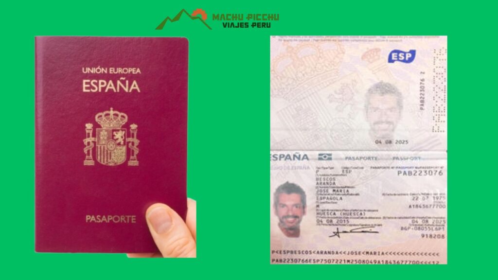 Requisitos para viajar a Perú desde España y Europa: Visados y documentos 2026 - pasaporte espana pasaporte espana